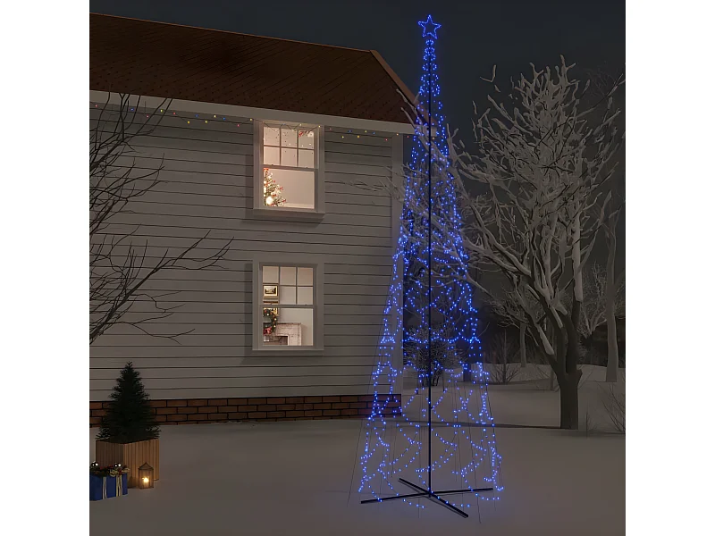 Albero di Natale 3000 LED Blu 230x800 cm