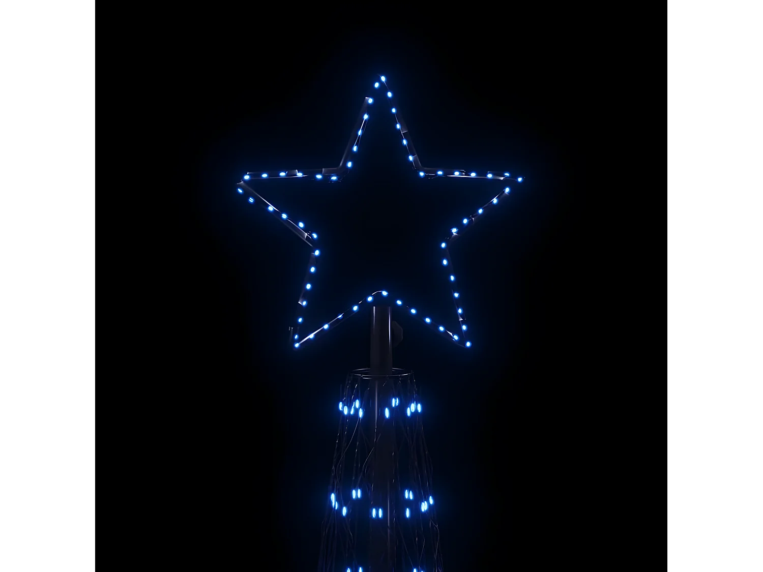 Arbre de No?l c?ne 3000 LED Bleues 230x800 cm