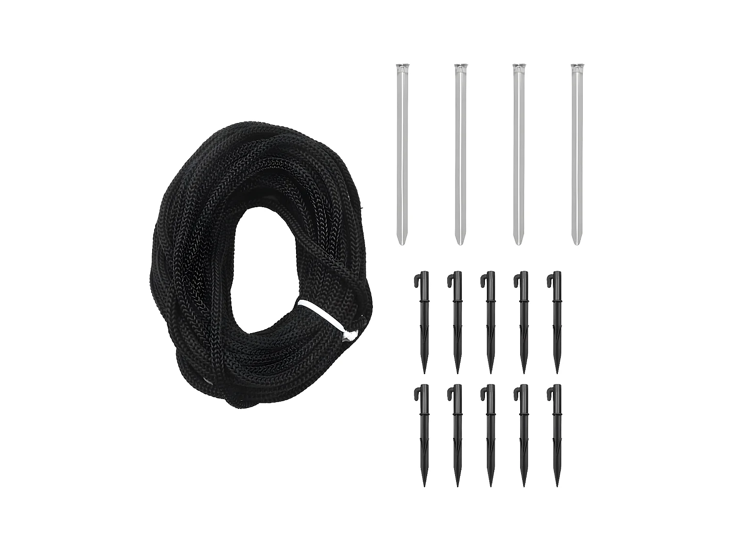 Kerstboom met paal 3000 Blauwe LED's 800 cm