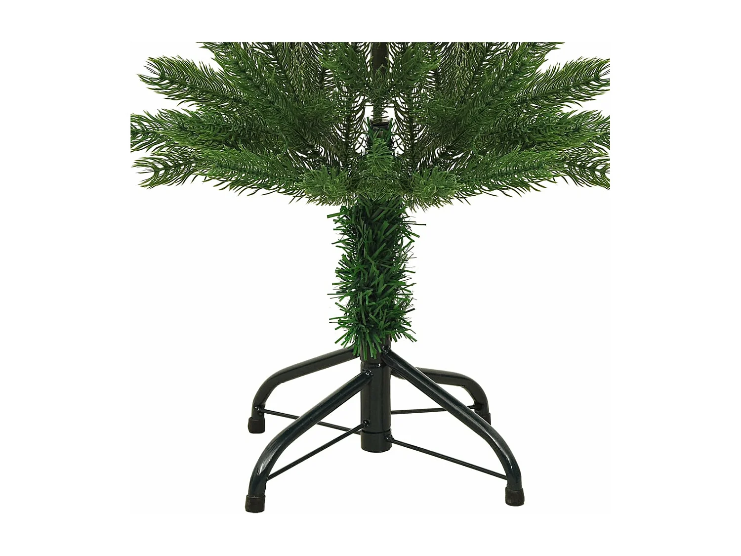 Sapin de No?l artificiel mince avec support 120 cm PE