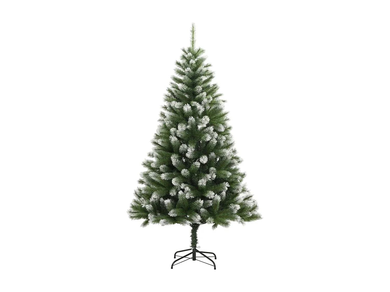 Albero di Natale artificiale snodabile con neve floccata 180 cm