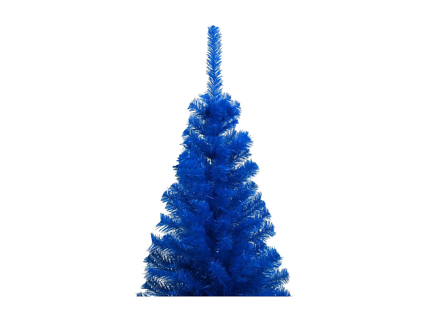 Arbre de No?l artificiel pré-éclairé et boules bleu 180 cm PVC