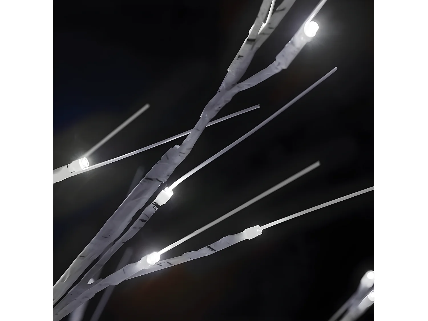 Sapin de No?l 200 LED blanc froid Saule 2,2 m Int/Ext