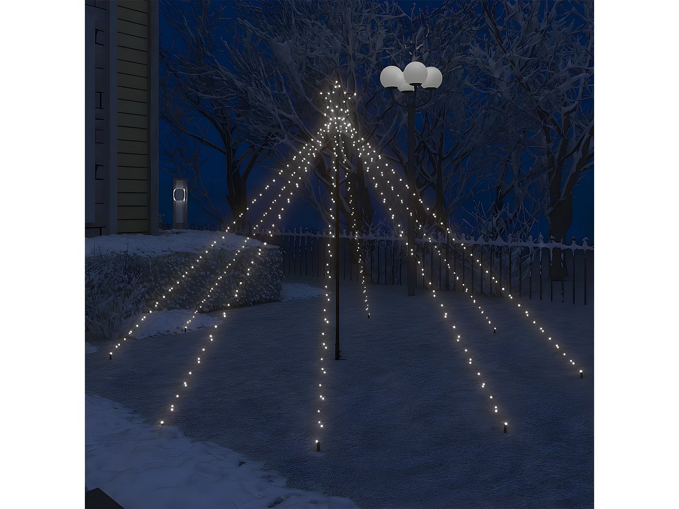 Luci per albero di Natale da interno/esterno 400 LED 2,5 m