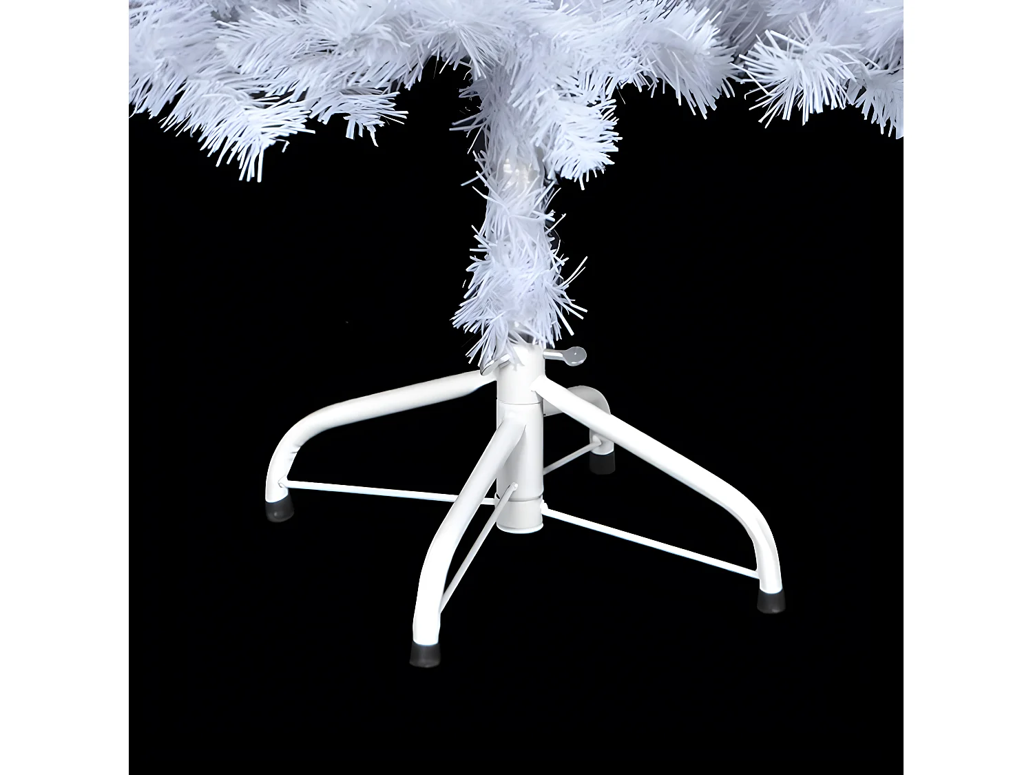 Albero di Natale artificiale/palline preilluminato 150 cm 380 rami