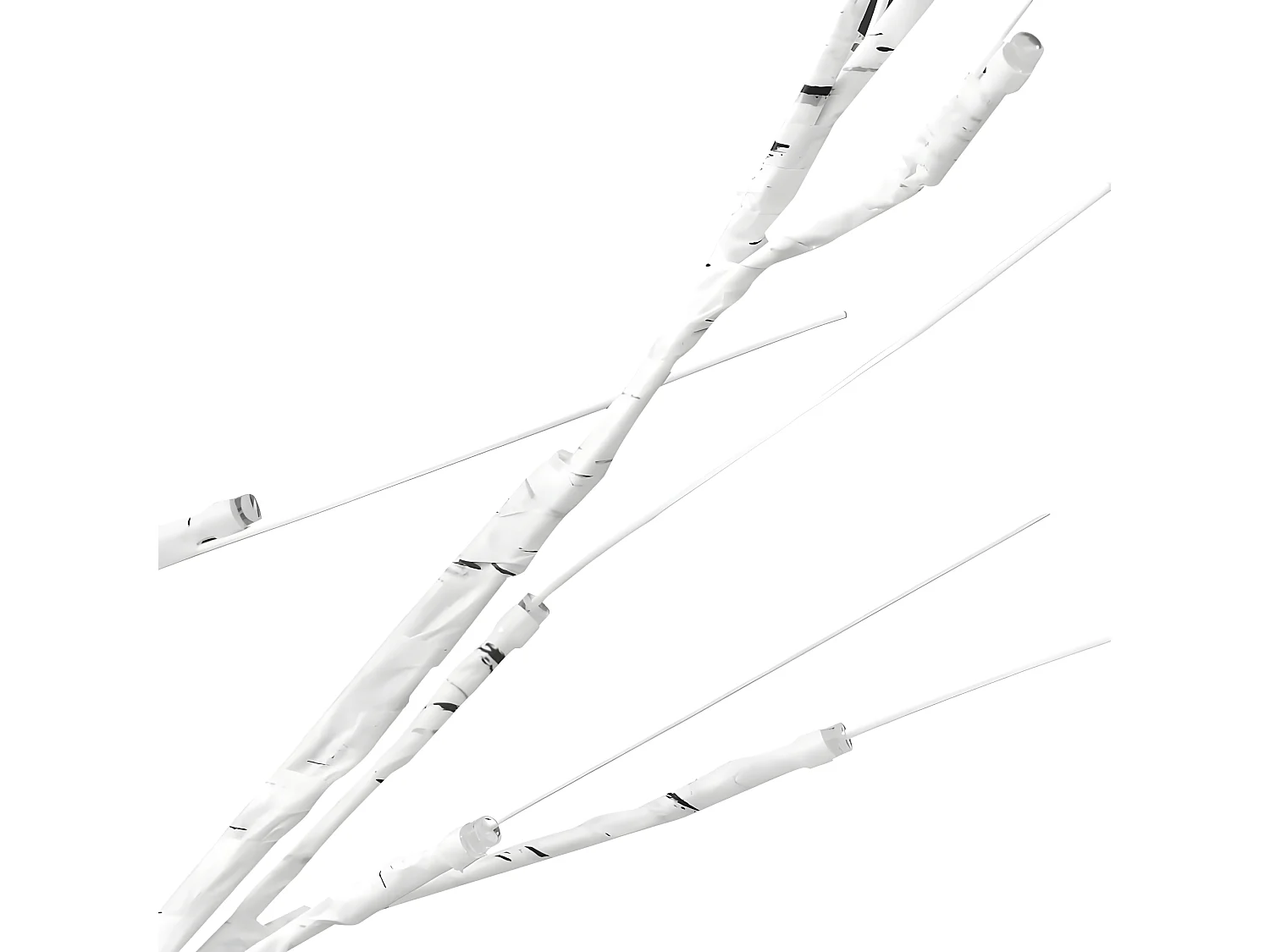 Árbol de Navidad 140 LED blanco cálido Willow 1,5 m Int/Ext