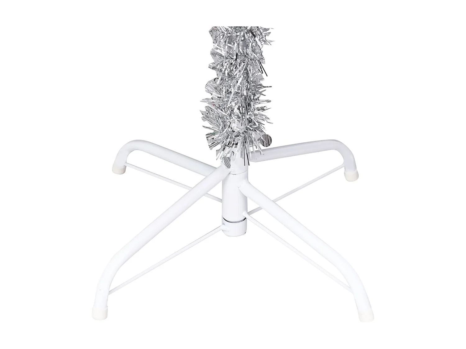 Arbre de No?l artificiel pré-éclairé/boules argenté 150 cm PET