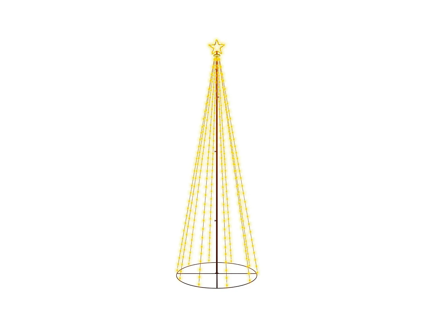Weihnachtsbaum 310 LED warmweiß 100x300 cm