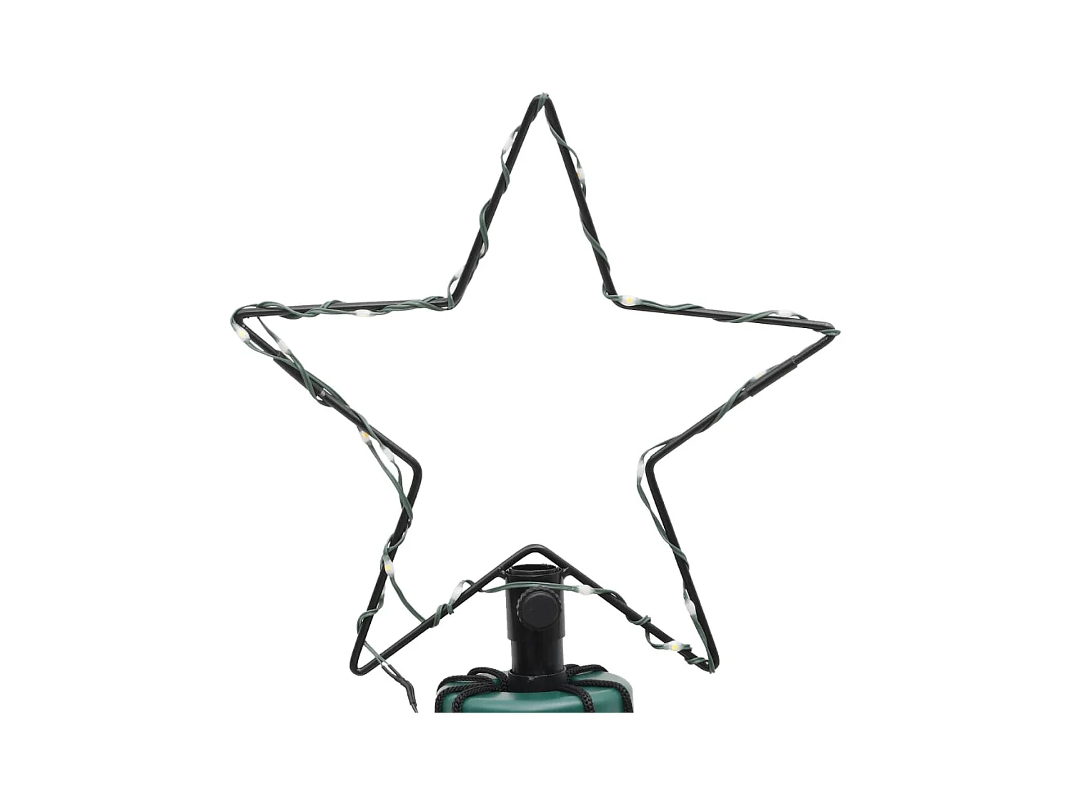 Weihnachtsbaum mit Pfahl Blau 108 LED 180 cm