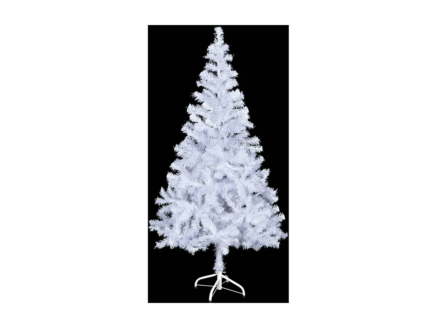Albero di Natale artificiale/palline preilluminato 120 cm 230 rami