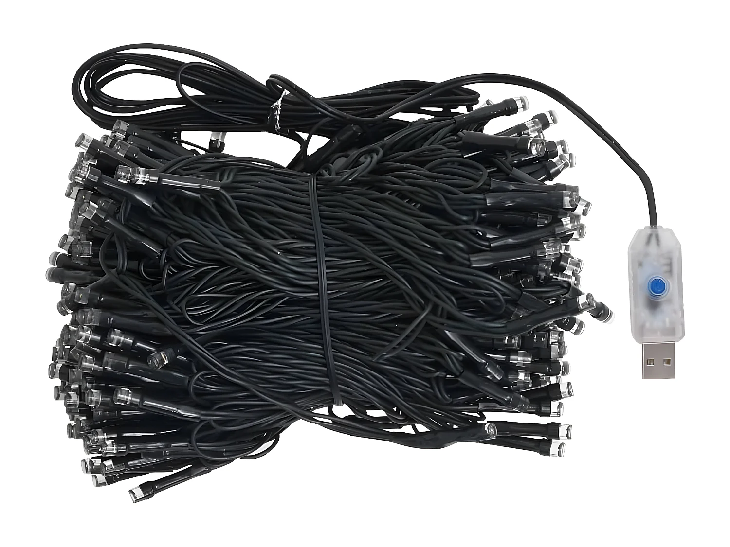 Árbol de Navidad artificial preiluminado/bolas 120 cm 230 ramas