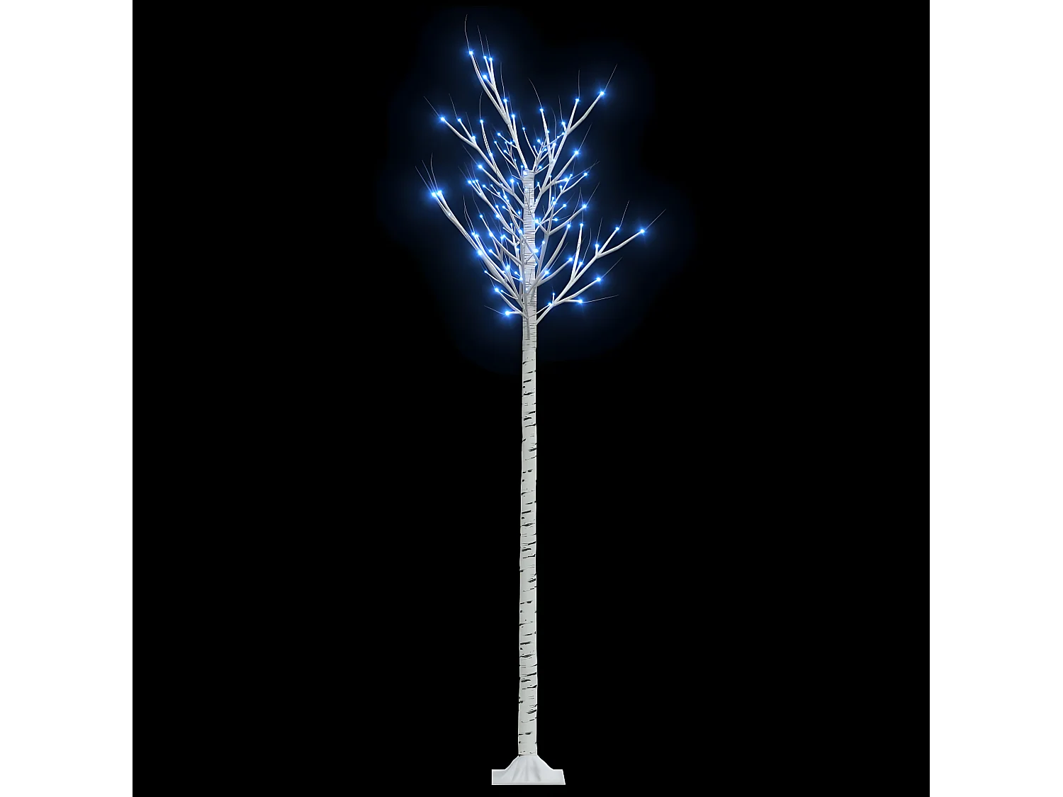 Árbol de Navidad 200 LED Sauce azul 2,2 m Int/Ext