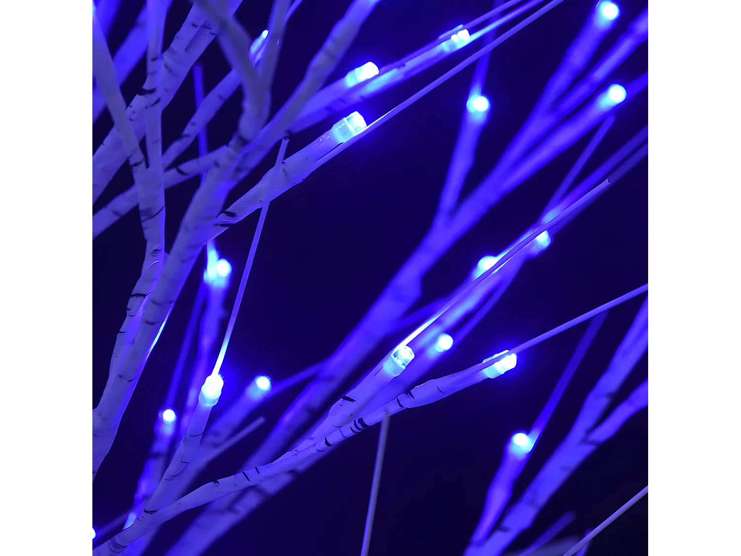 Árbol de Navidad 200 LED Sauce azul 2,2 m Int/Ext