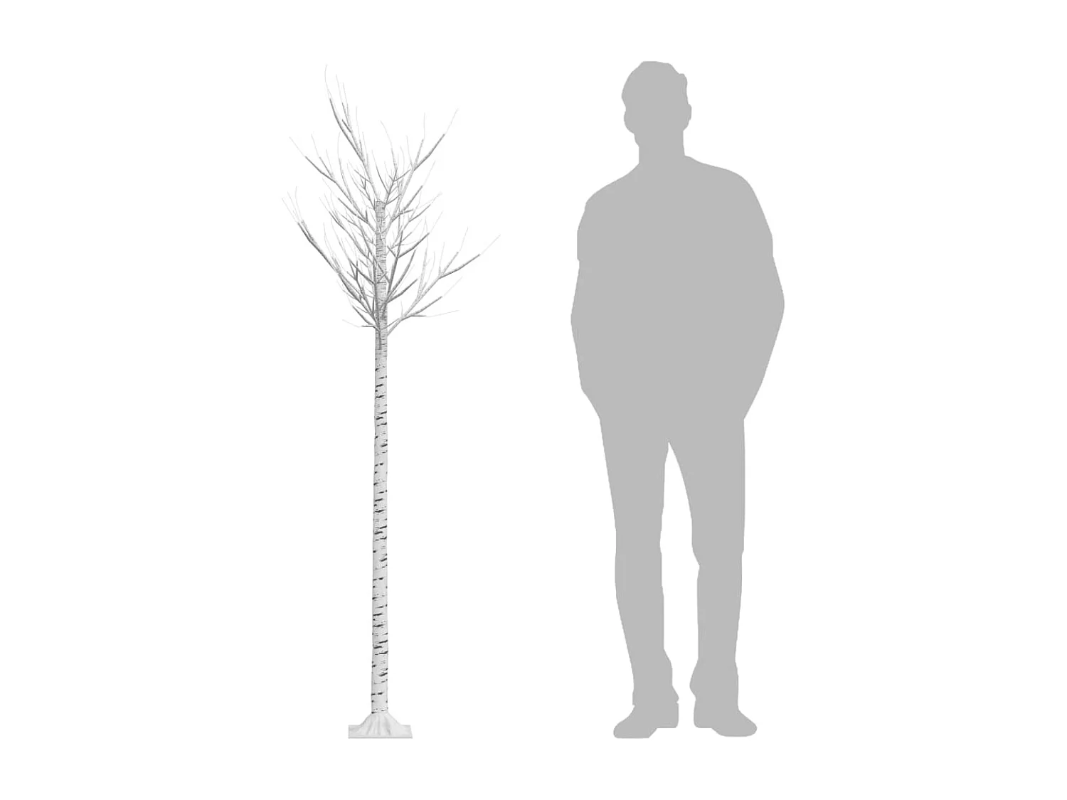 Árbol de Navidad 200 LED Sauce azul 2,2 m Int/Ext