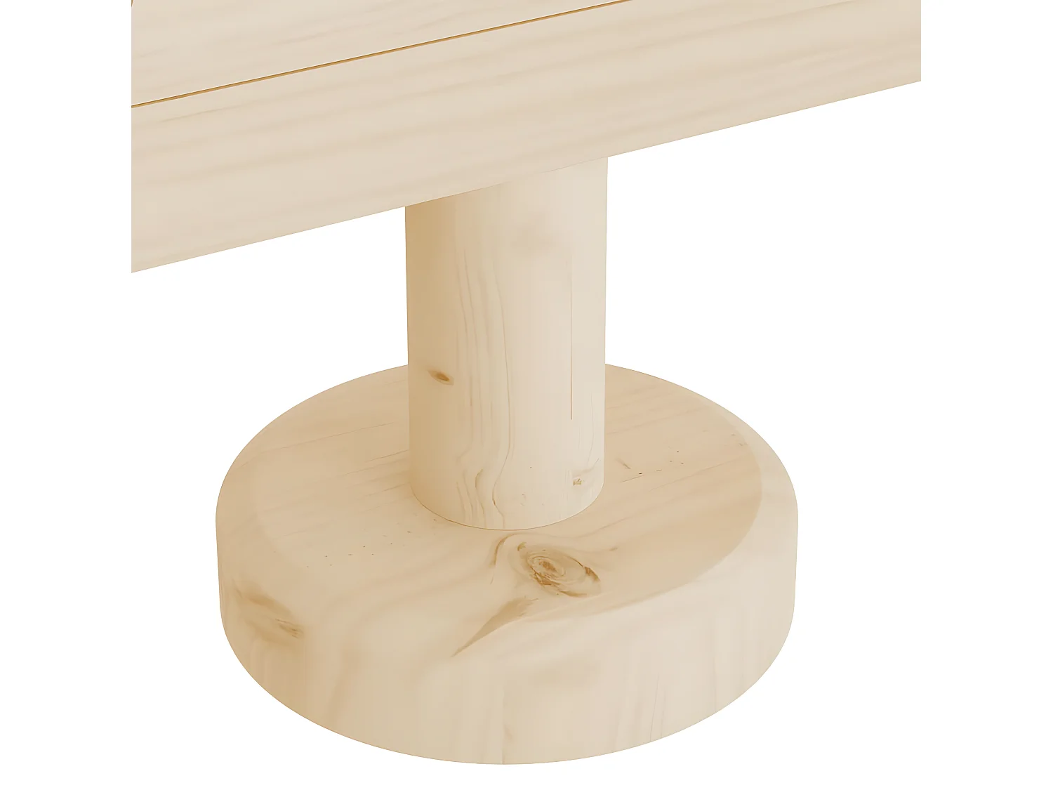 Alberi di Natale in legno per decorazione 2 pz 30 cm di pino massiccio