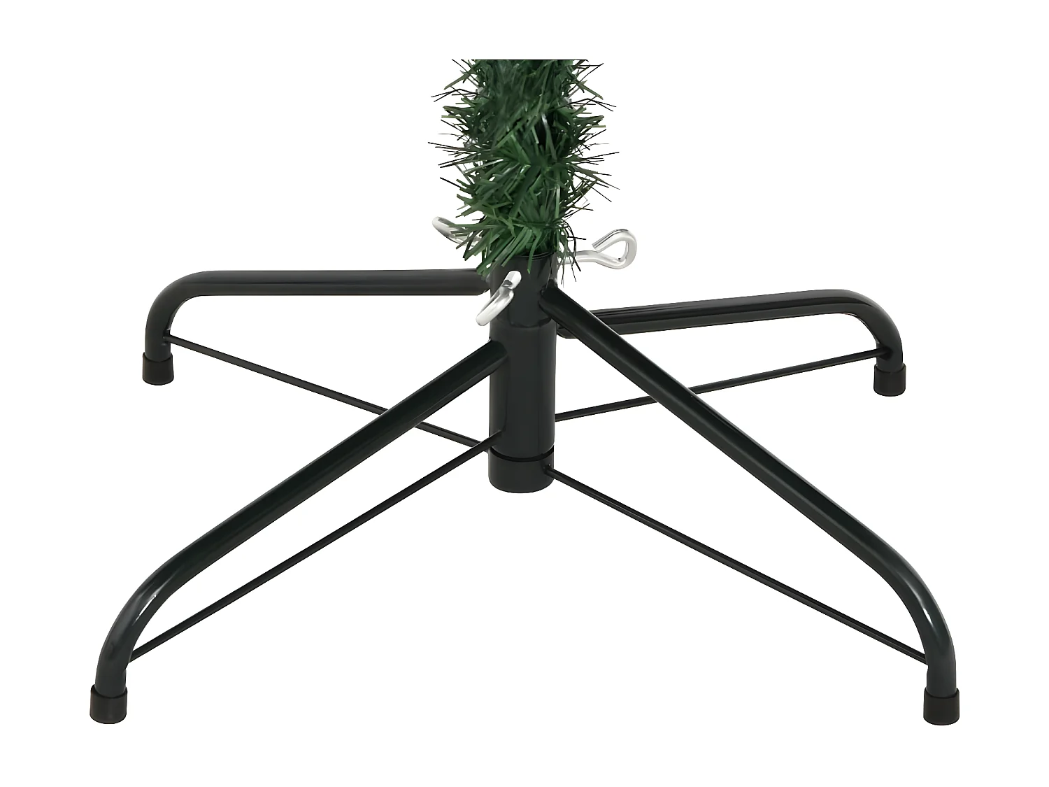 Árvore de Natal artificial articulada com neve flocada 150 cm