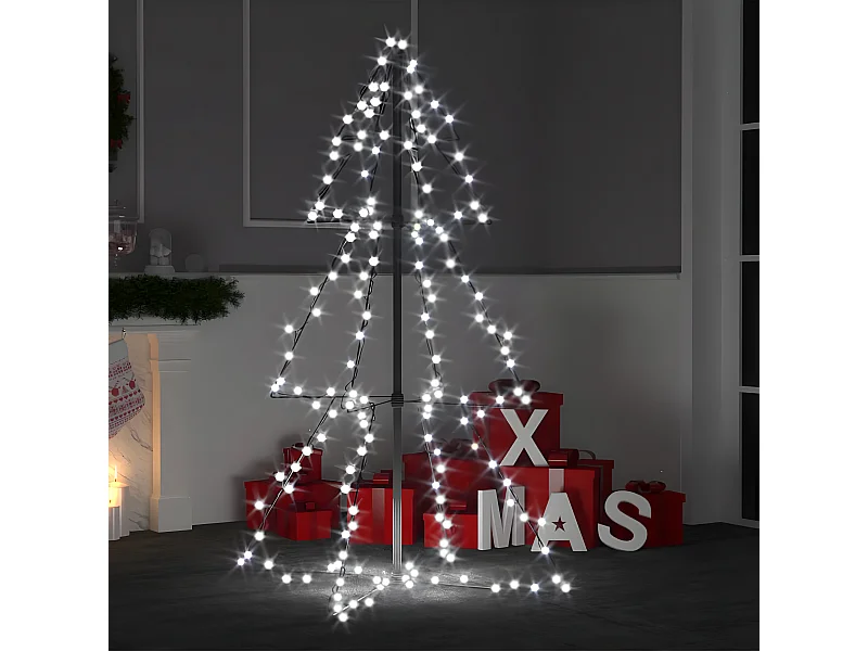 Albero di Natale 160 LED da interno/esterno 78x120 cm