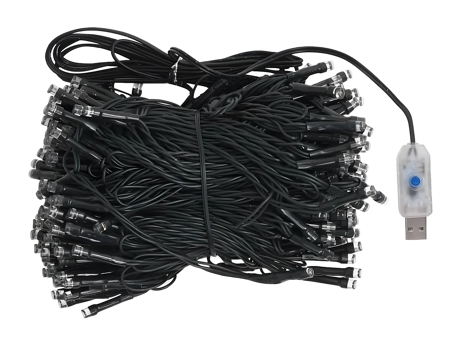 Albero di Natale artificiale preilluminato e palline verdi 150 cm PVC