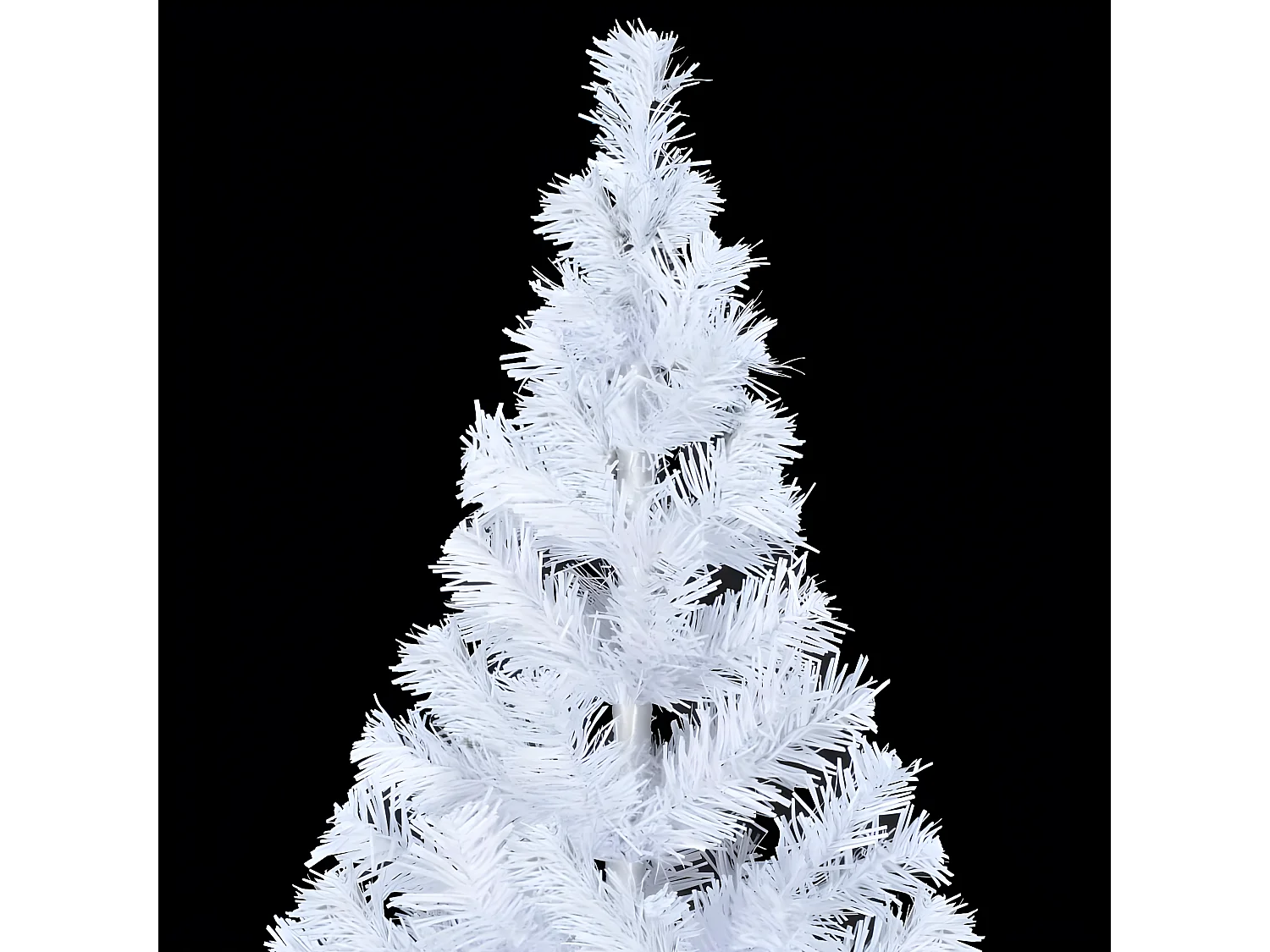 Albero di Natale artificiale/palline preilluminato 210 cm 910 rami