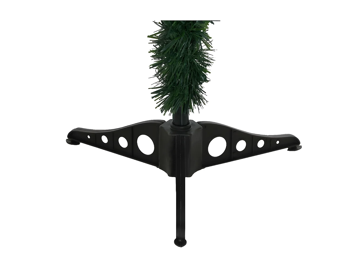 Árvore de Natal fosca pré-iluminada e bolas de pinha 150 cm