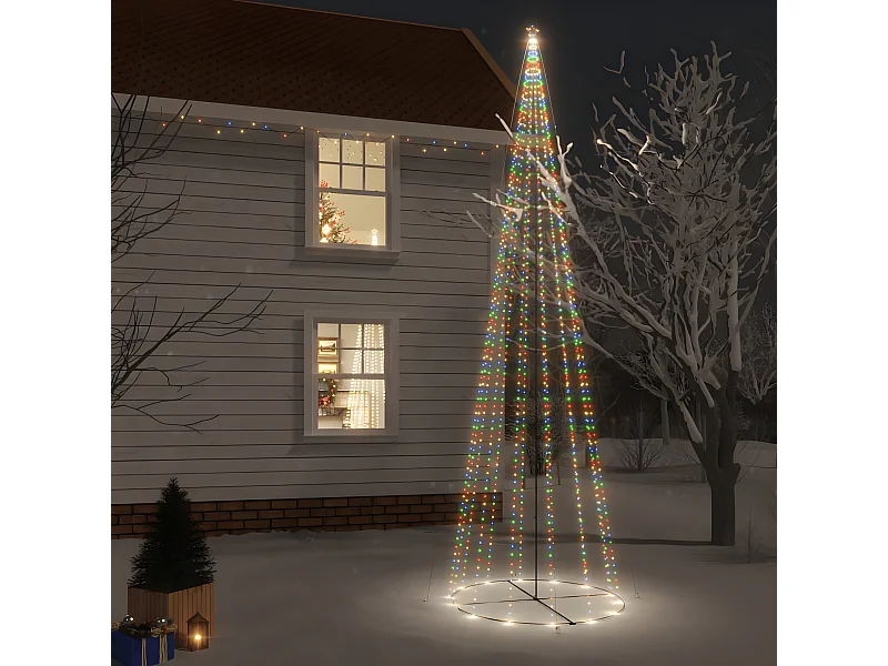 Arbre de No?l c?ne 1134 LED Colorées 230x800 cm