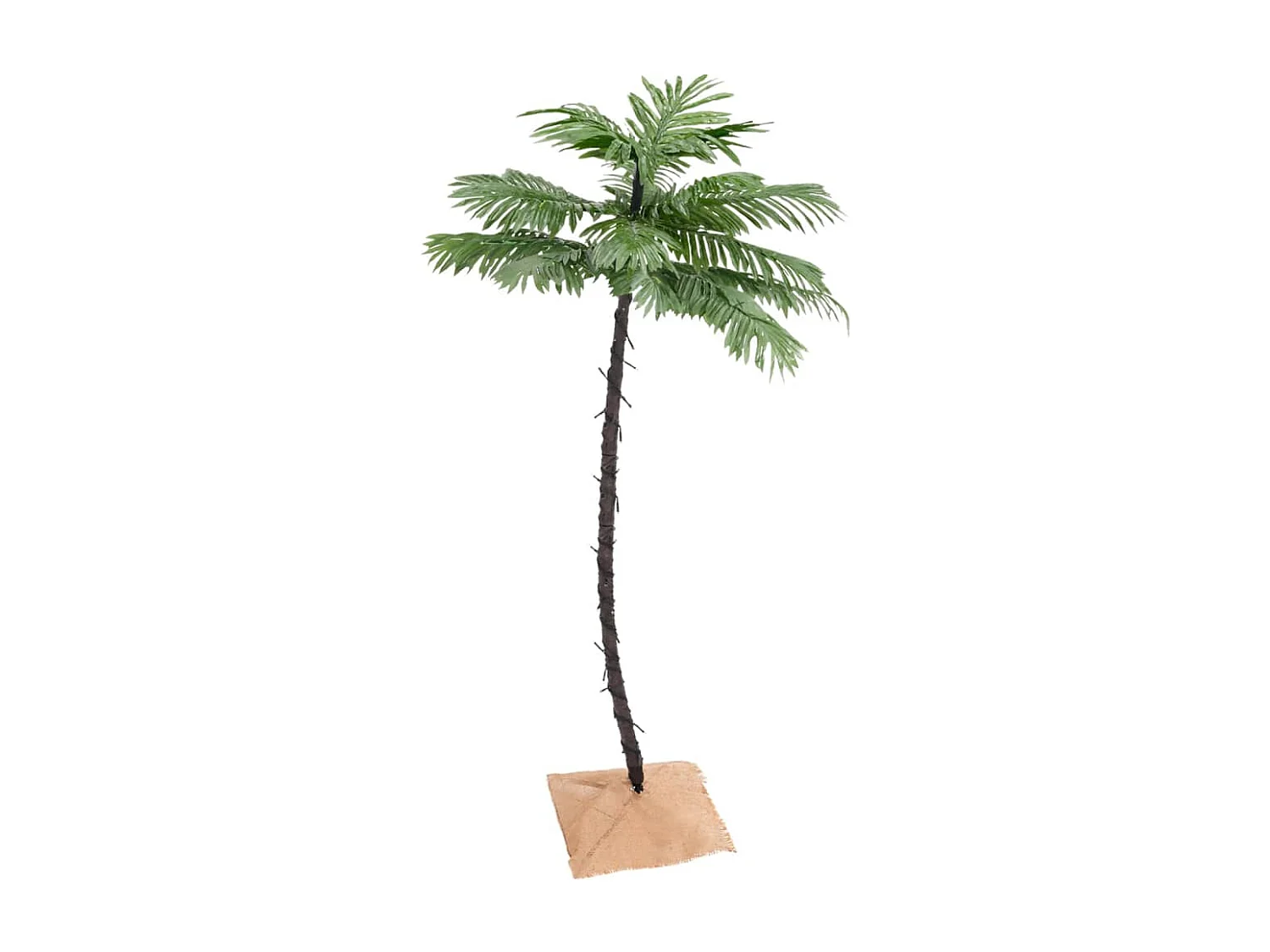 Palmera LED 96 LEDs blanco cálido 180 cm