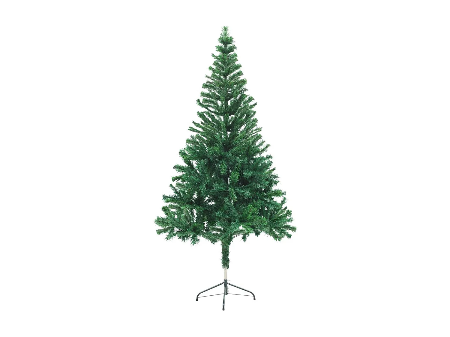 Árbol de Navidad artificial preiluminado/bolas 150 cm 380 ramas