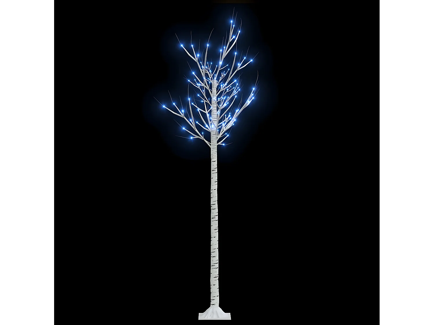 Sapin de No?l 180 LED bleues Saule 1,8 m Int/Ext