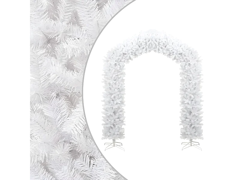 Arco per albero di Natale Bianco 270 cm