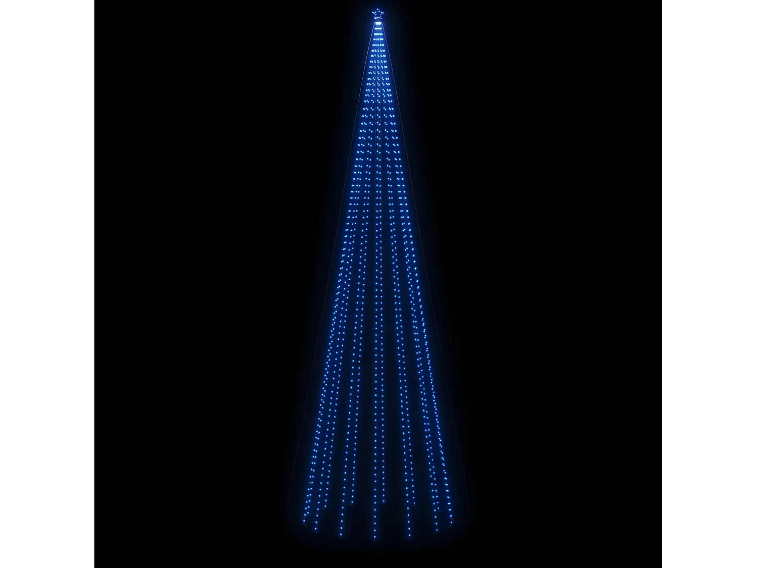 Sapin de No?l avec piquet 1134 LED Bleues 800 cm