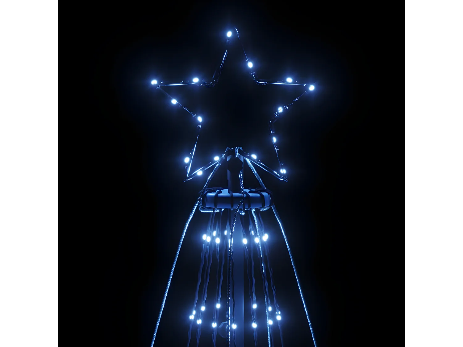 Sapin de No?l avec piquet 1134 LED Bleues 800 cm