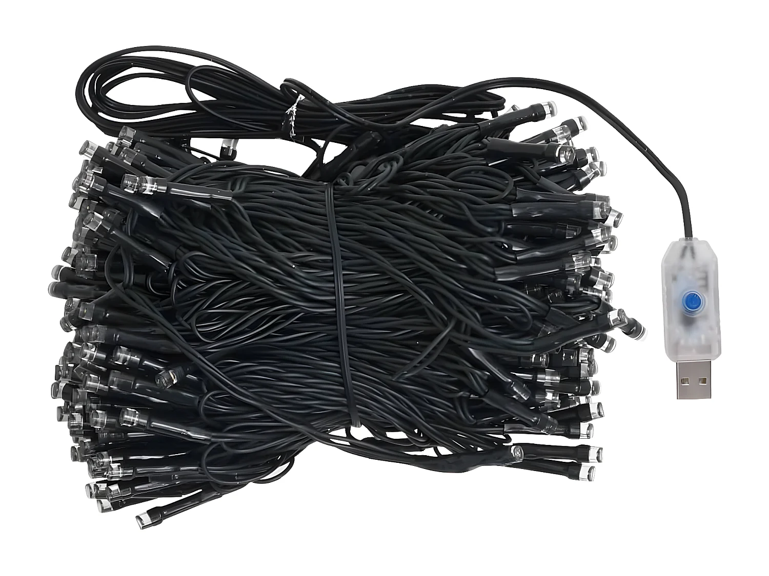 Albero di Natale artificiale preilluminato e palline verdi 210 cm PVC