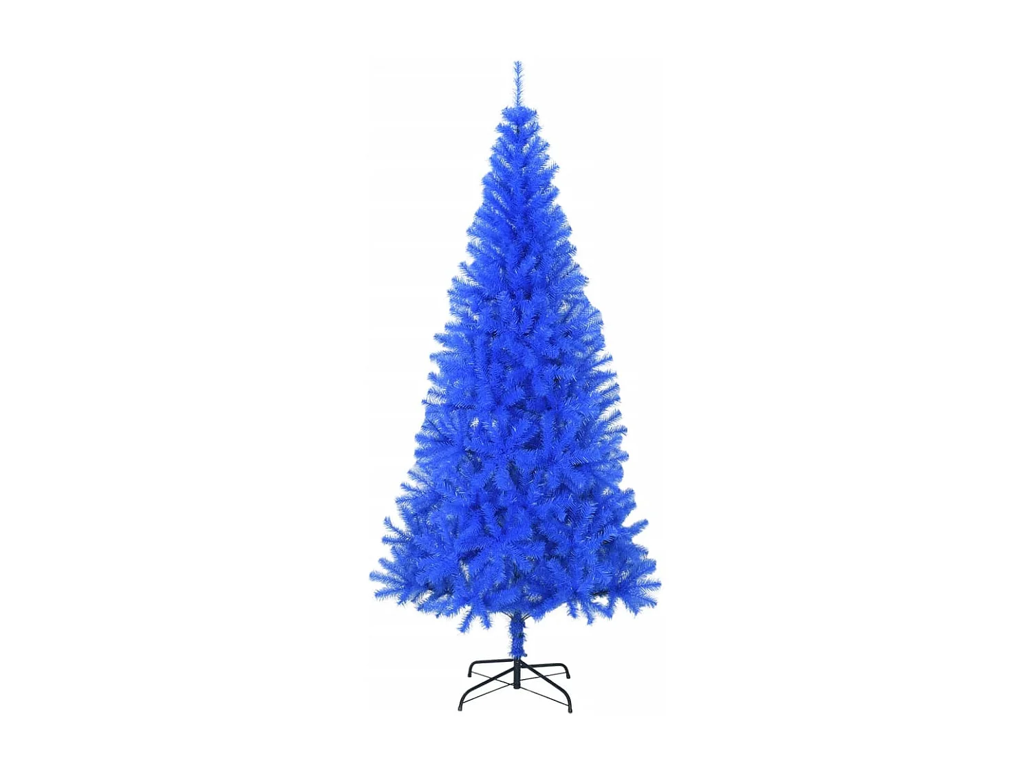 Sapin de No?l artificiel avec support bleu 180 cm PVC
