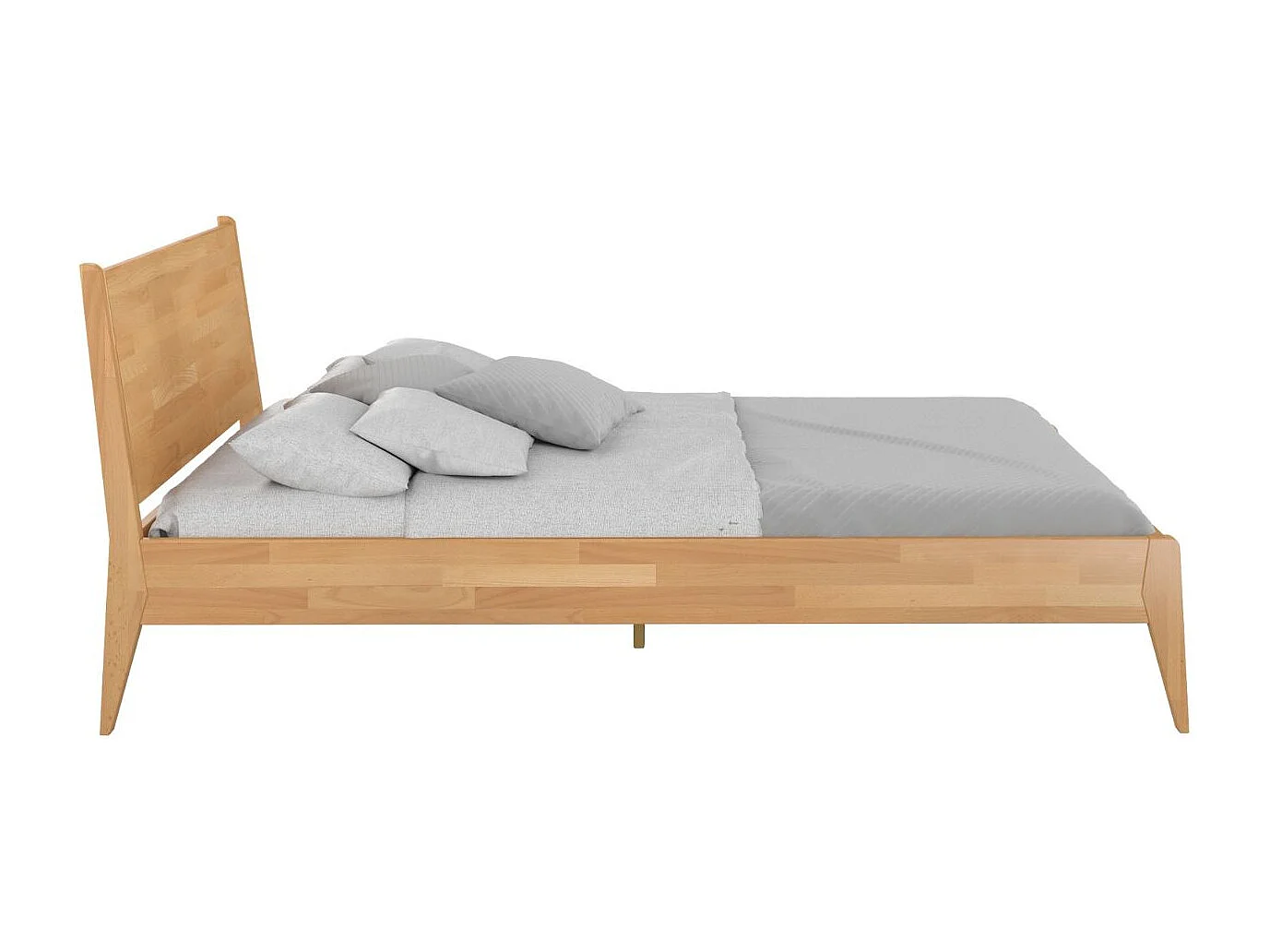 Łóżko bukowe Visby RADOM, 160x200, naturalny