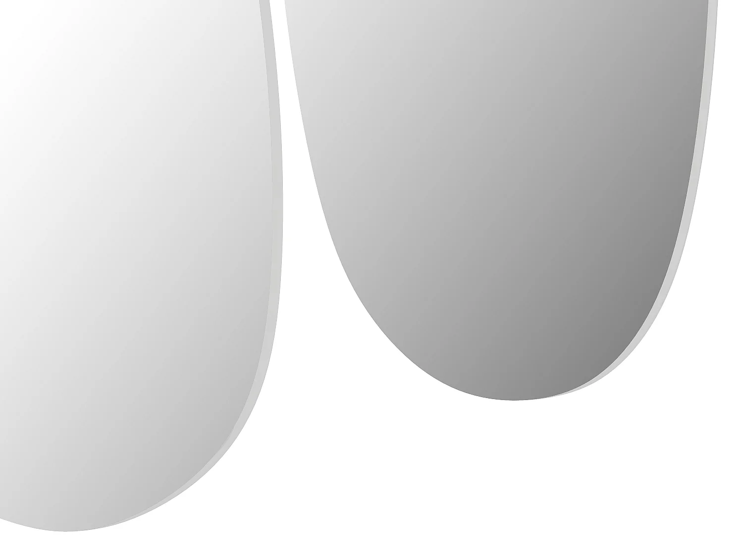 3er-Set Wandspiegel organisch - 3 Größen - SANIJI