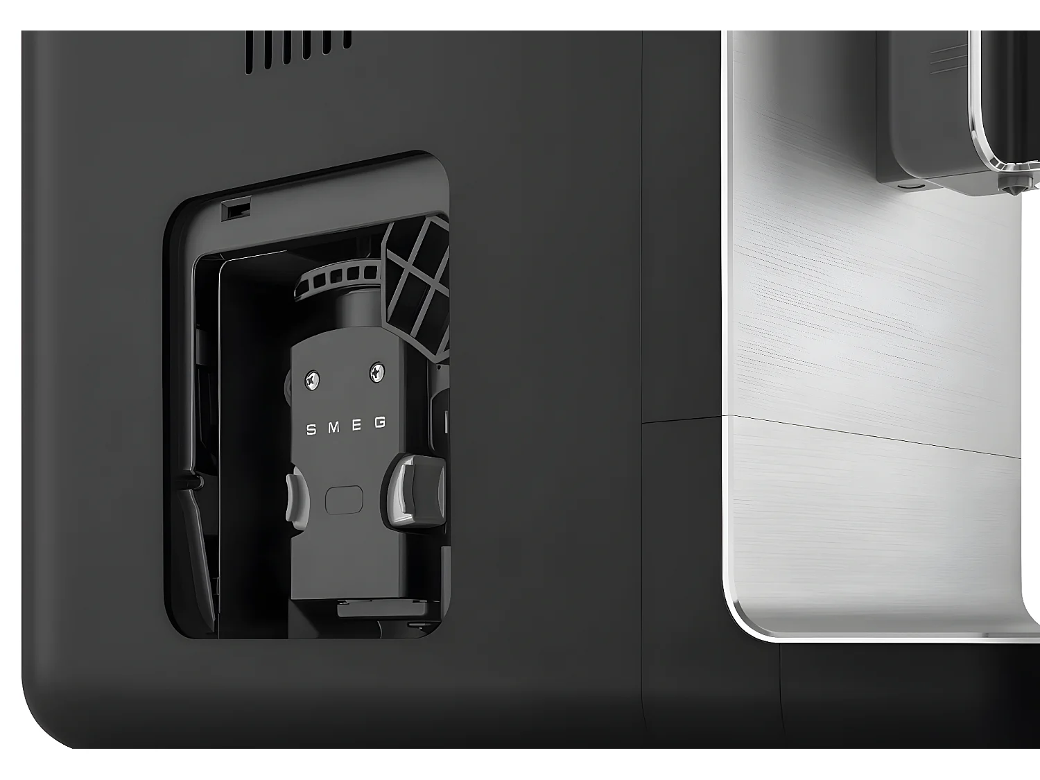 Machine à café full auto noir mat