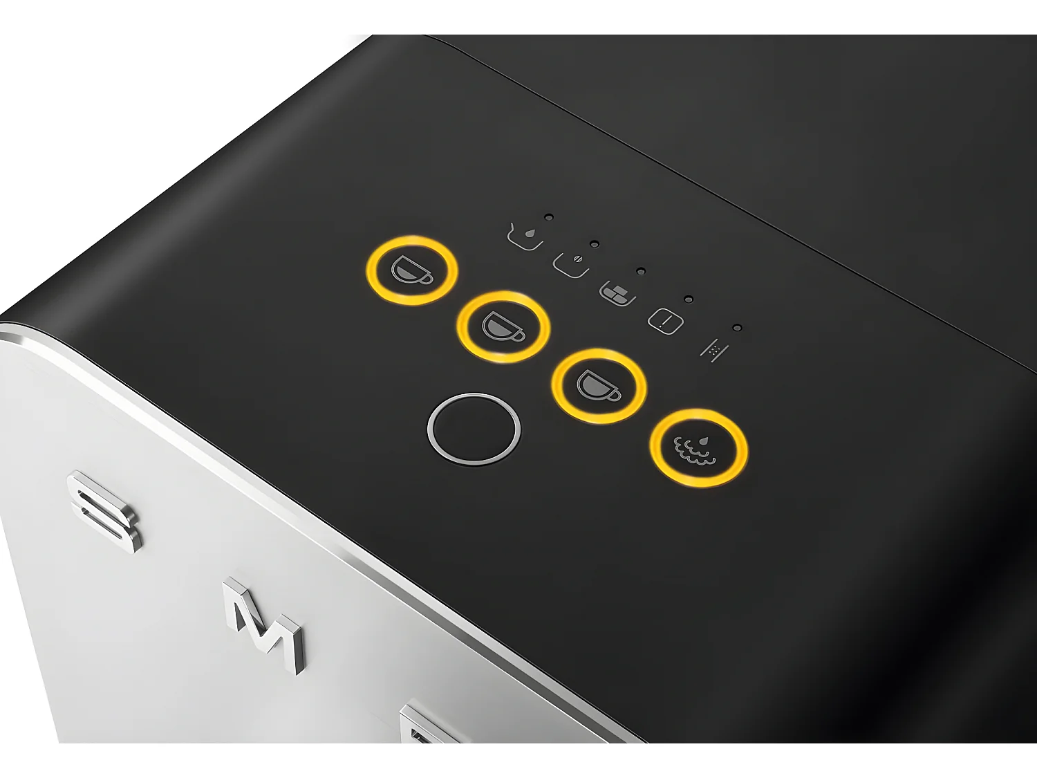 Machine à café full auto noir mat