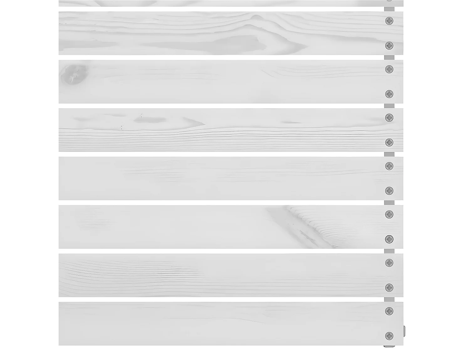 Sofá de centro para jardim madeira de pinho maciça branco