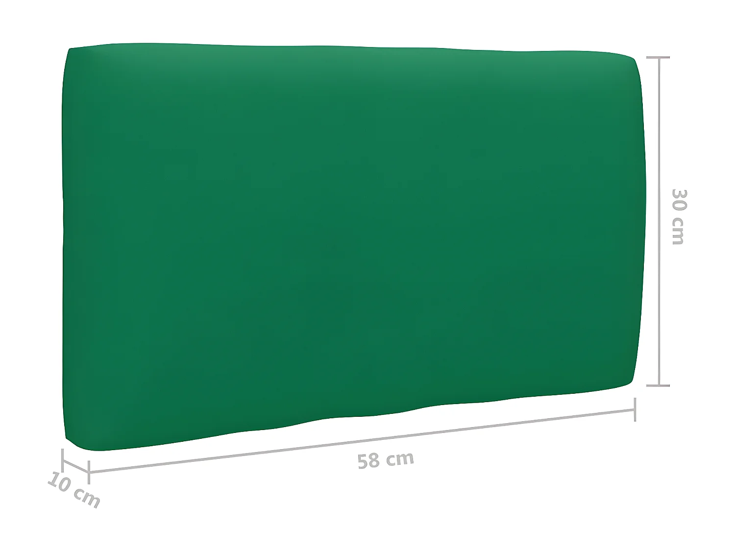 Canapé palette 2 places avec coussins Bois de pin imprégné