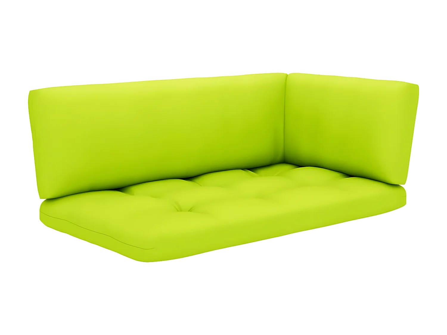 Sofá de palets 2 plazas cojines madera de pino impregnada