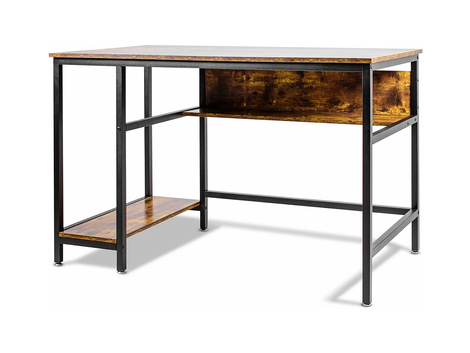 Hanami - Scrivania In Stile Industriale, 120X60Xh75 Cm