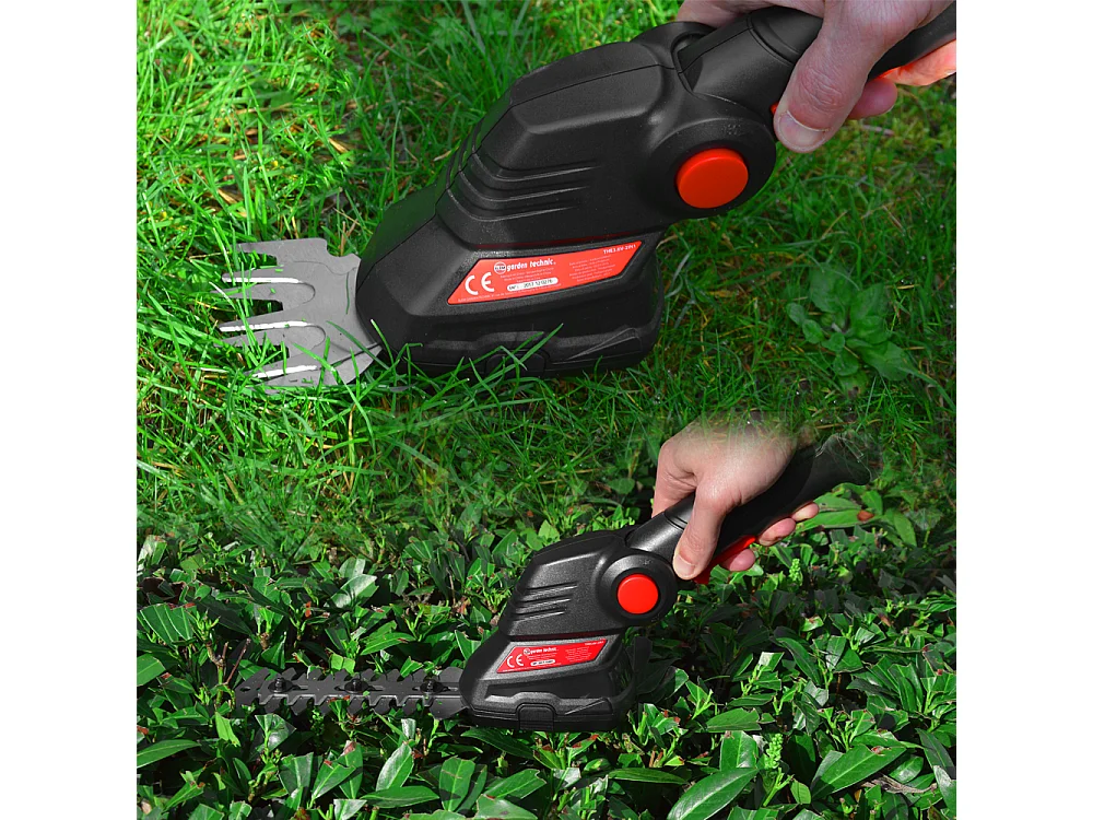 Heggenschaar / Snoeischaar op batterij 3,6 V Lithium - 1300 mAh, snijbreedte 70 mm, snijlengte 115 mm