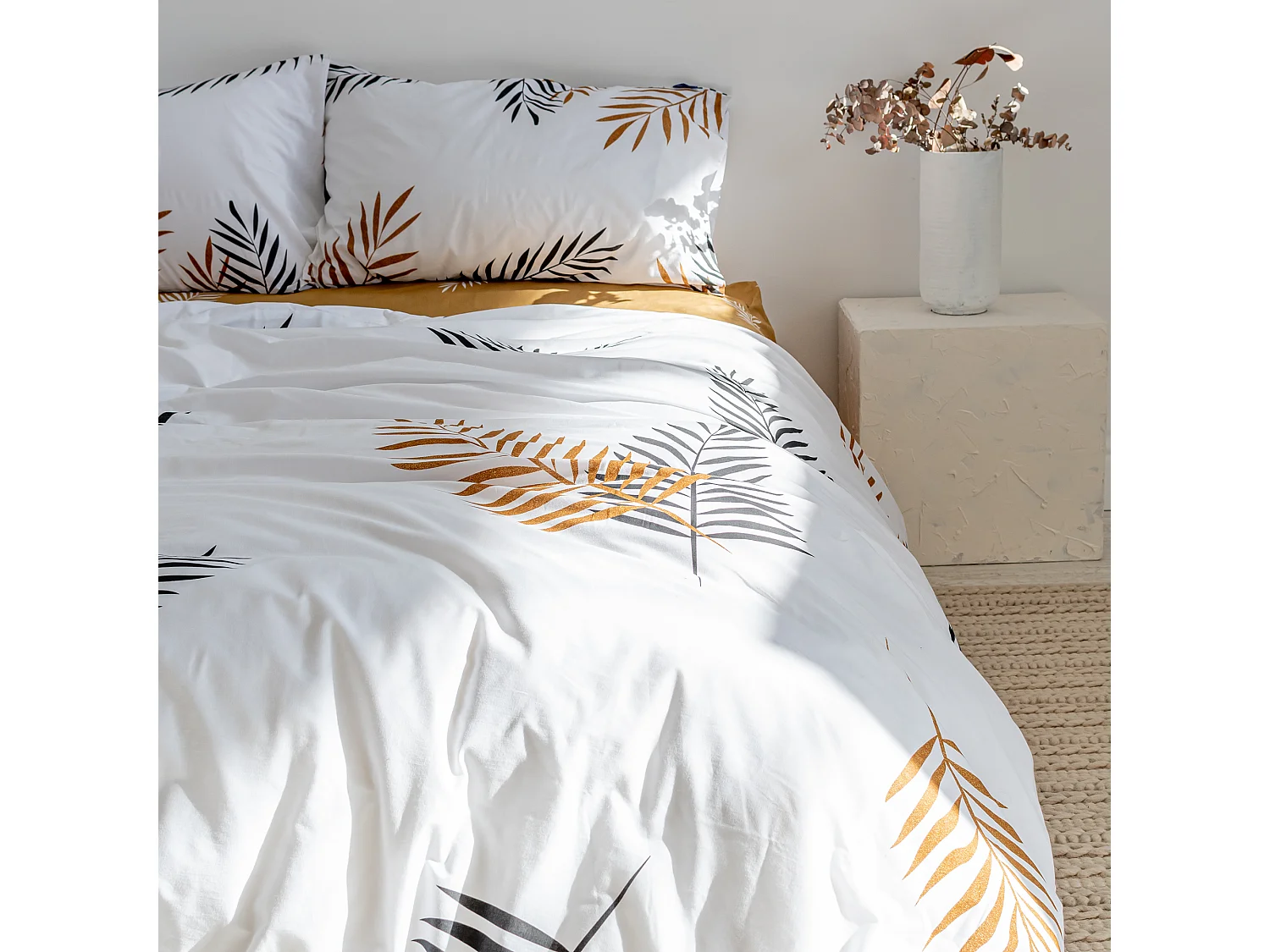 Bettbezug 220x220 cm (Bett 135/140) Foliage