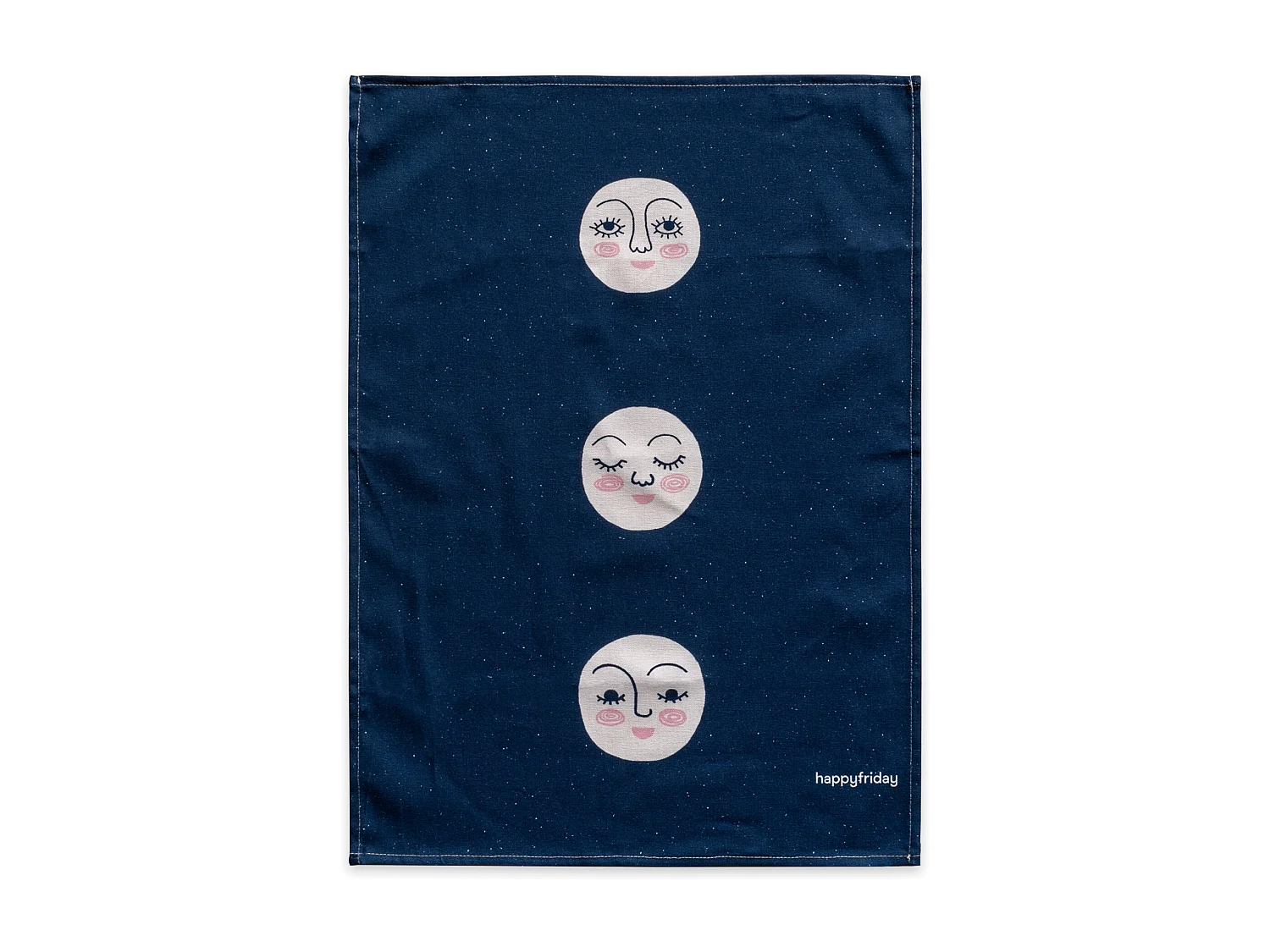 Paño de cocina 2 ud 70x50 cm Moon