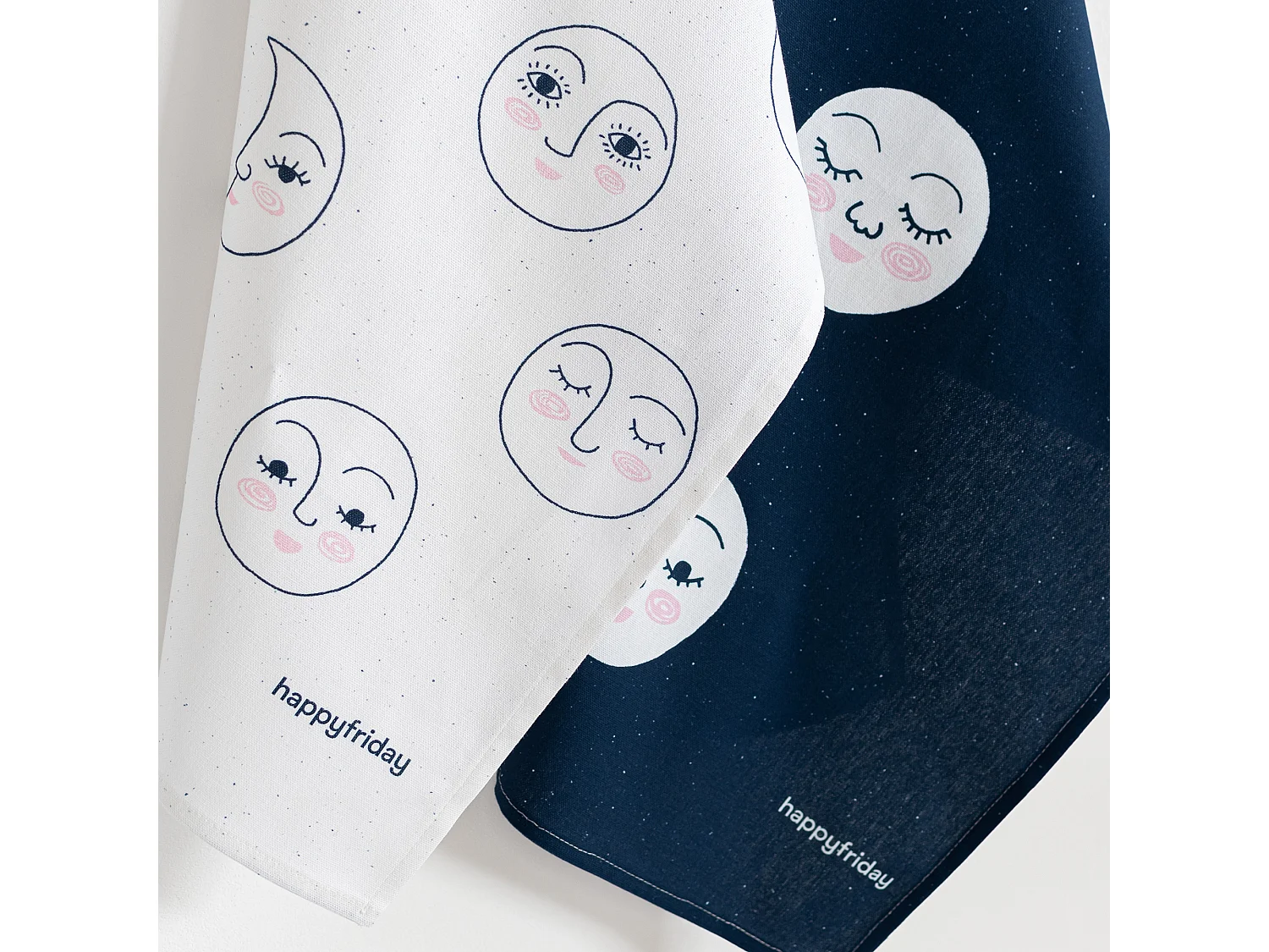 Keukendoek 2 stuks 70x50 cm Moon