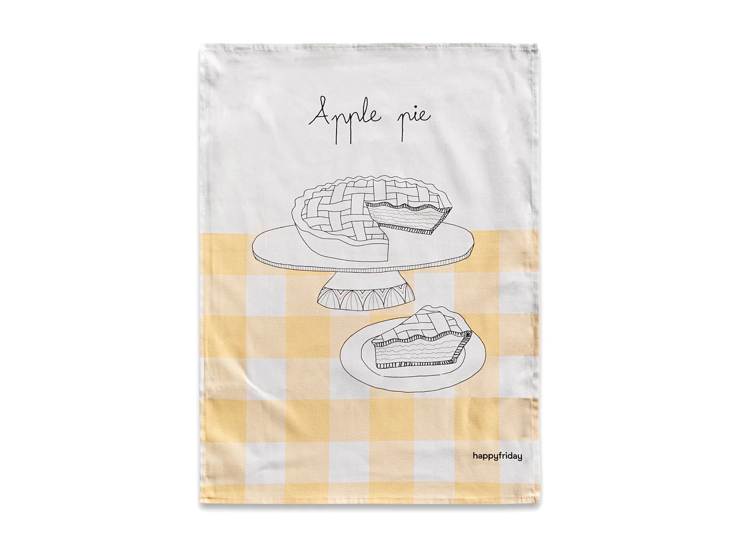 Paño de cocina 2 ud 70x50 cm Apple pie