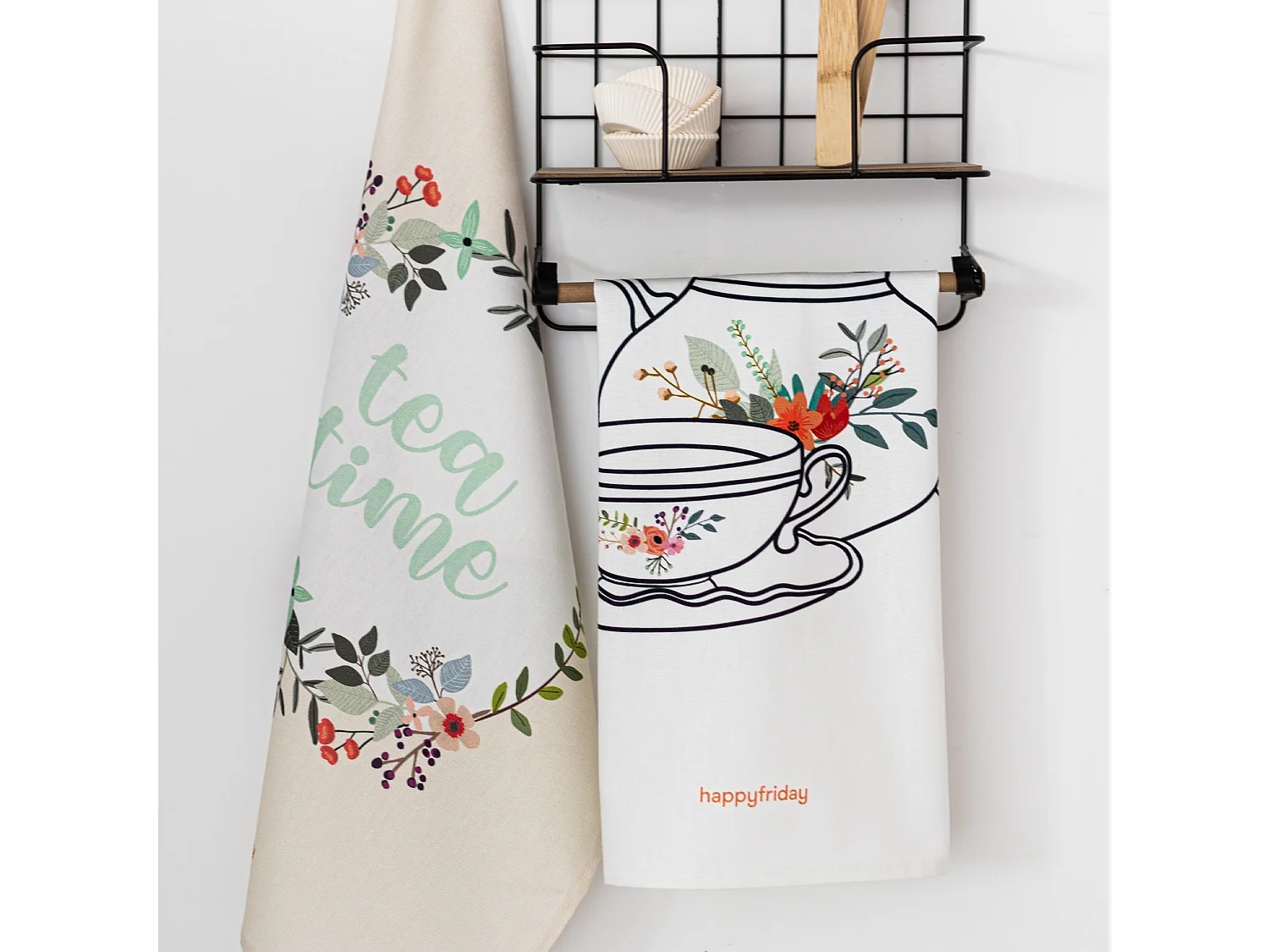 Strofinaccio (2 pezzi) 70x50 cm Time to tea