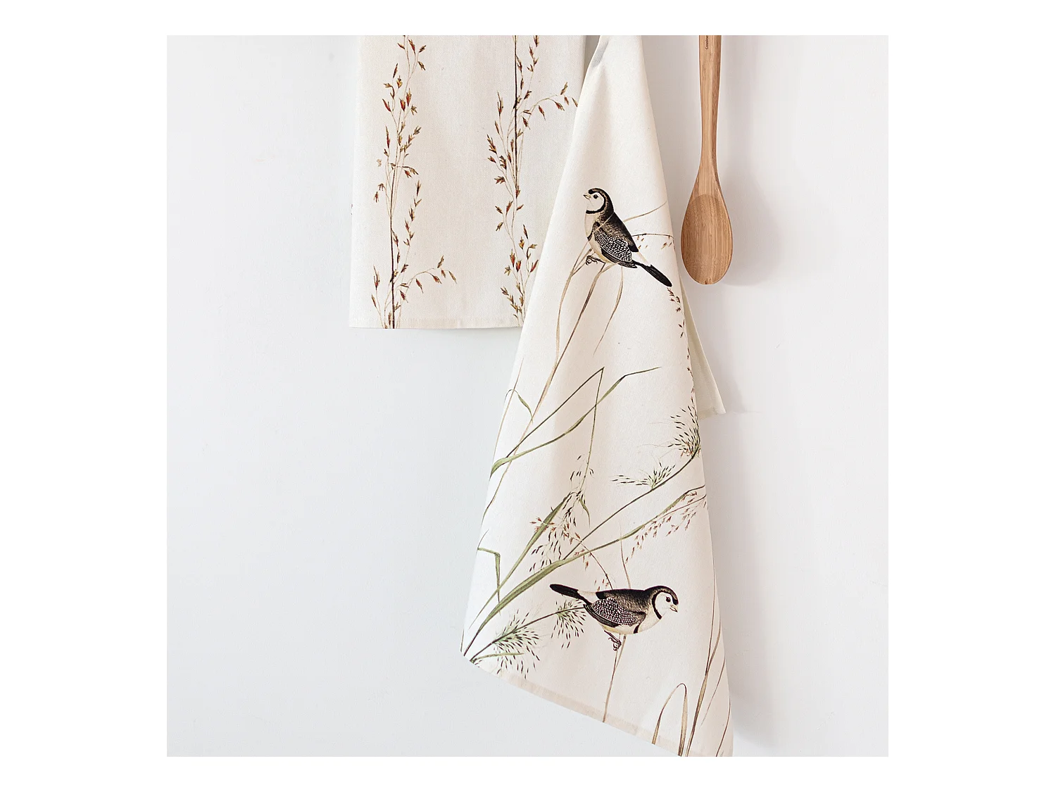 Paño de cocina 2 ud 70x50 cm Happy birds