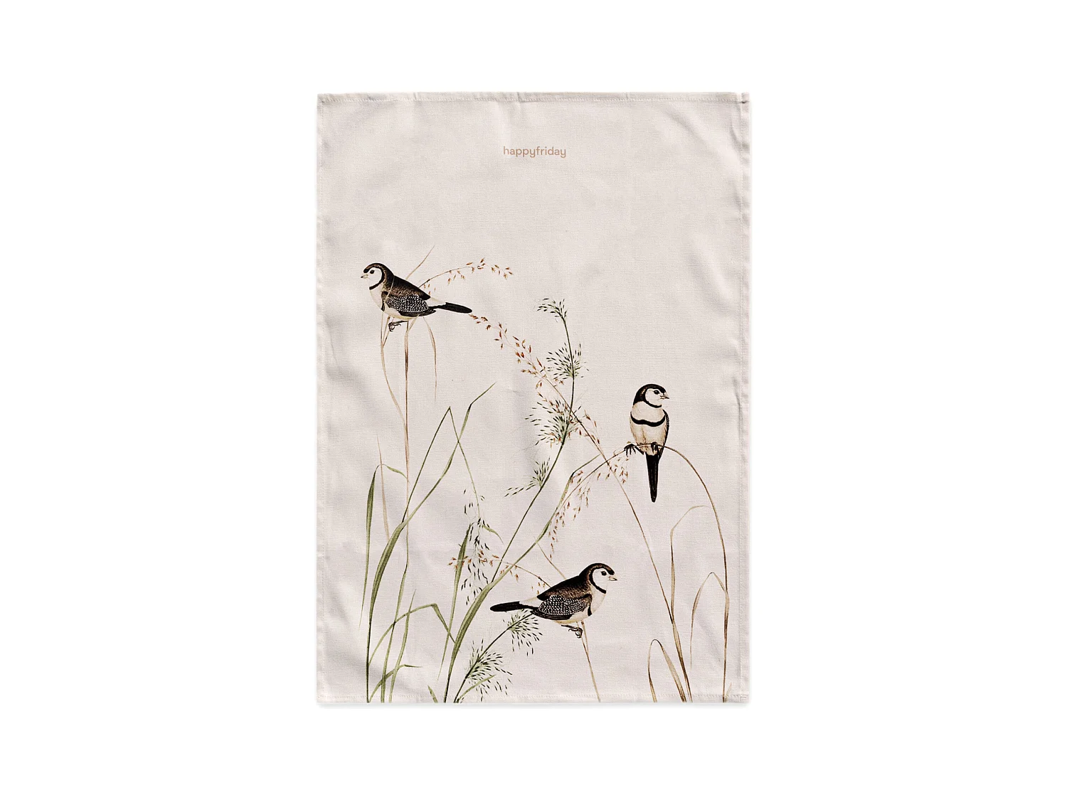 Paño de cocina 2 ud 70x50 cm Happy birds