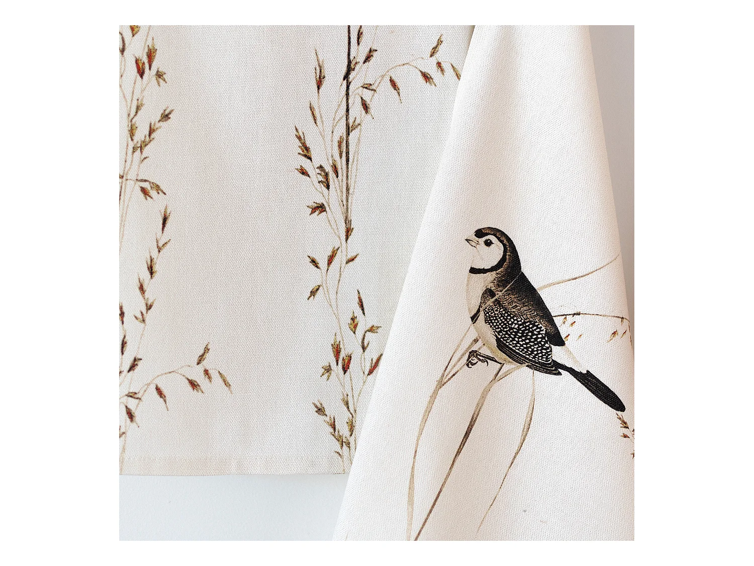 Paño de cocina 2 ud 70x50 cm Happy birds